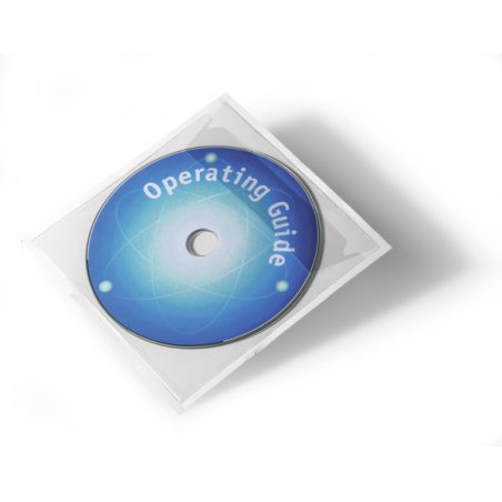 Durable POCKETFIX Cover 1 discs Transparent