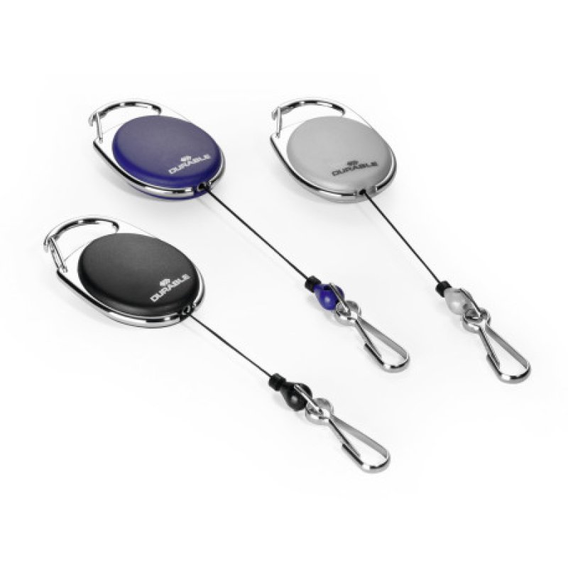 Durable 832705 badge holder accessory Badge reel Green, Silver 1 pc(s)