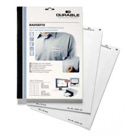 Durable BADGEFIX Badge Silk 240 pc(s)
