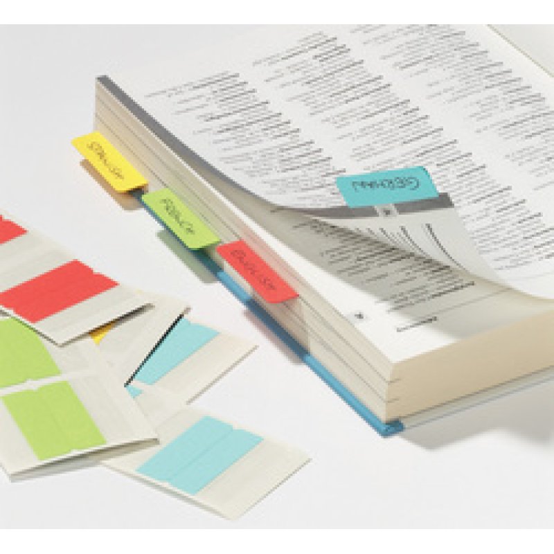 DURABLE Note adhésive Quick Tab Duo, en PET, couleurs