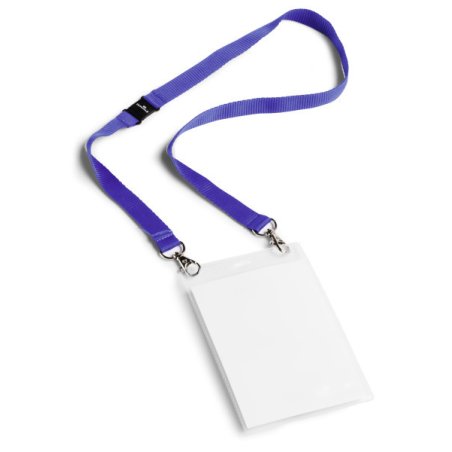 DURABLE Badge évènementiel, avec ruban en tissu, A6