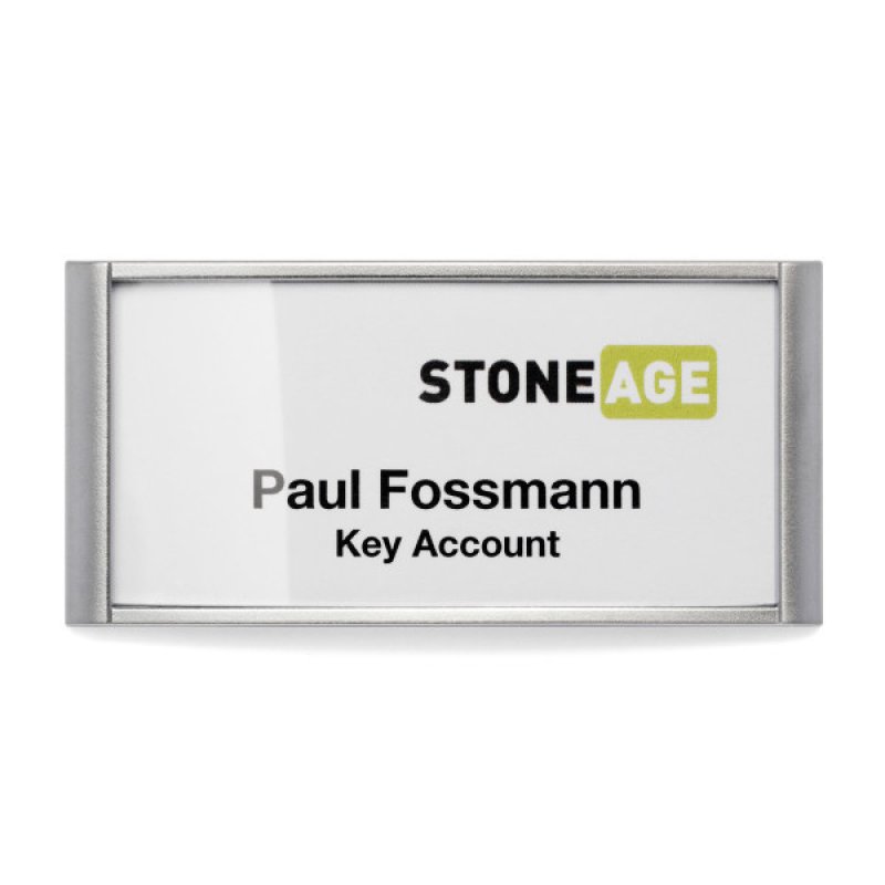 Durable Classic Name Badge with Magnet 34 x 74 mm