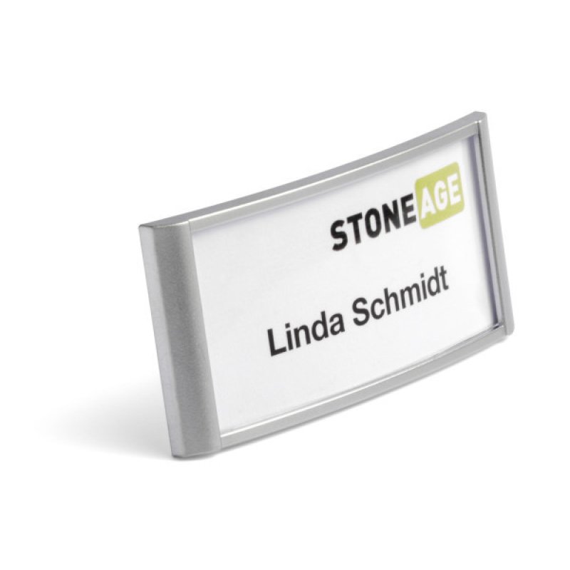 Durable Classic Name Badge with Magnet 34 x 74 mm