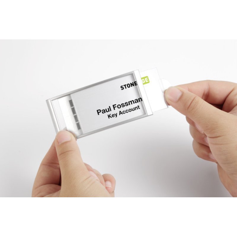 Durable Porte-badges classic avec aimant - 34 x 74 mm