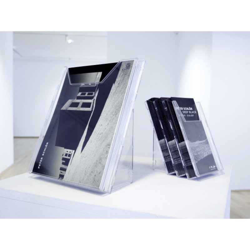 Durable 857819 magazine rack Transparent