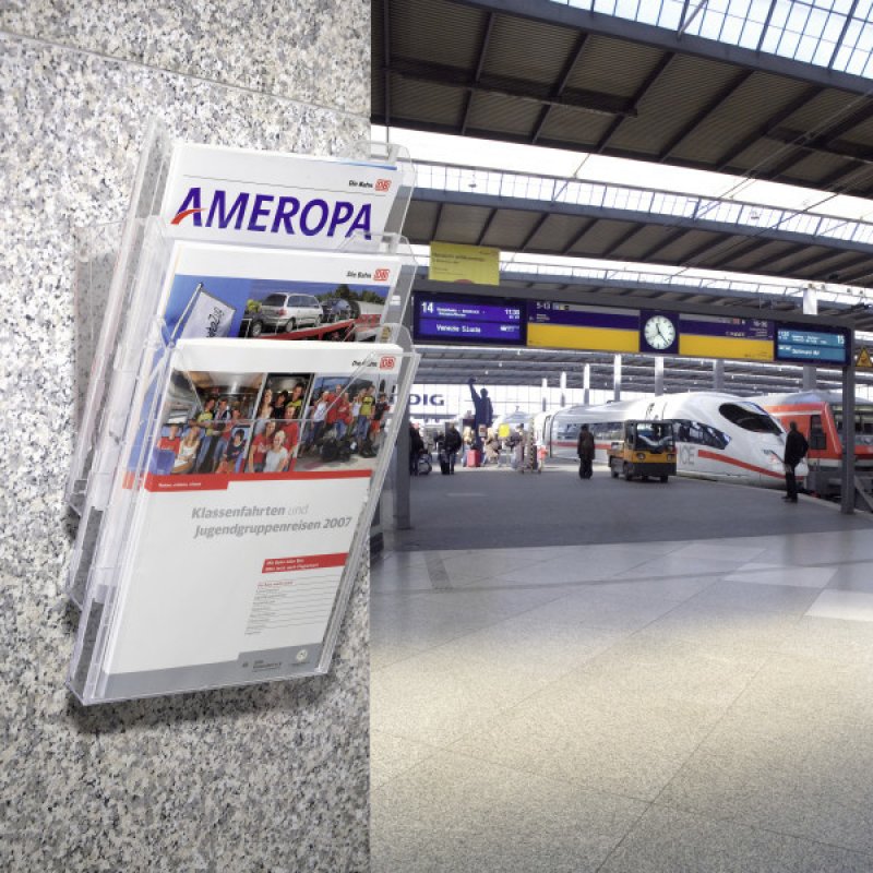 DURABLE Porte-brochures COMBIBOXX A4 set L, transparent