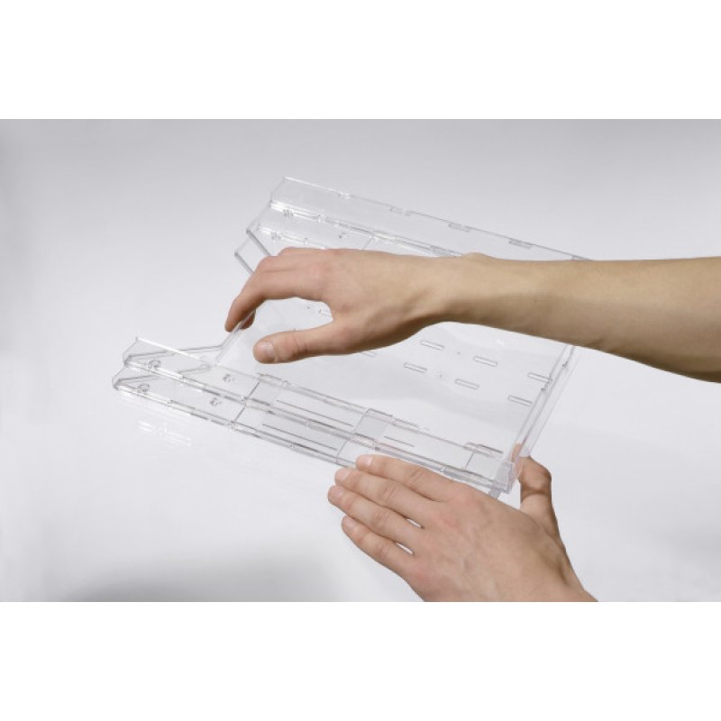 DURABLE Porte-brochures COMBIBOXX A4 set L, transparent