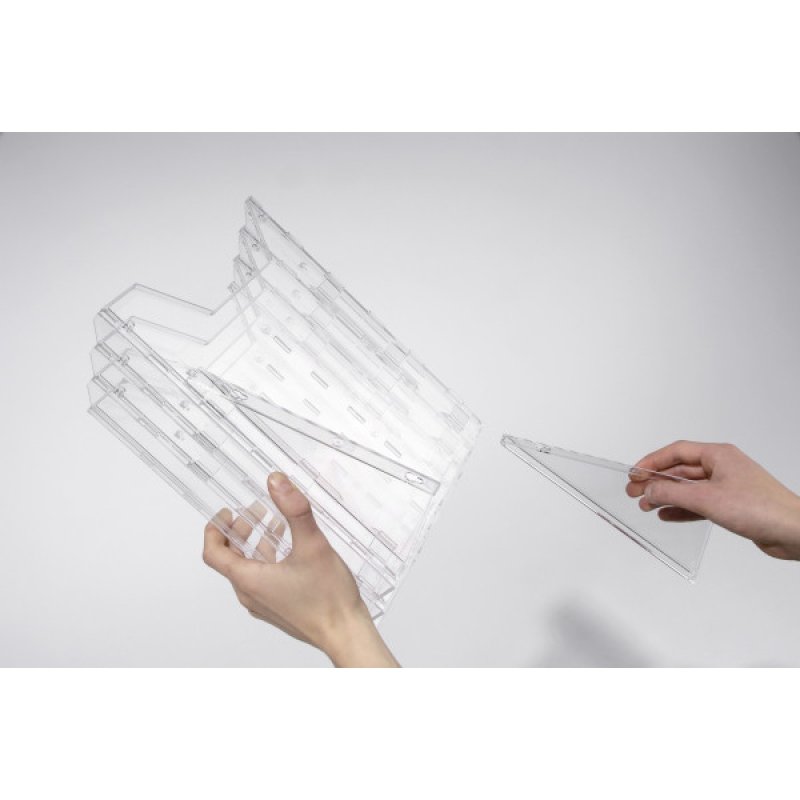 DURABLE Porte-brochures COMBIBOXX A4 set L, transparent