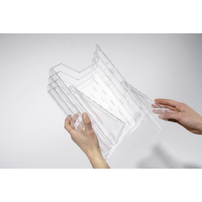 DURABLE Porte-brochures COMBIBOXX A4 set L, transparent