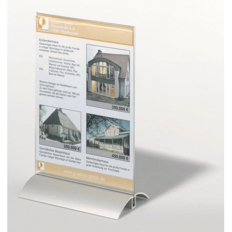 Durable PRESENTER A5 Acrylic Transparent