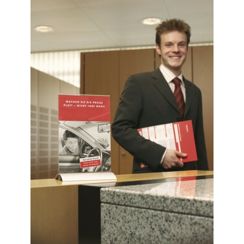 DURABLE Présentoir de table PRESENTER, A5, tranparent