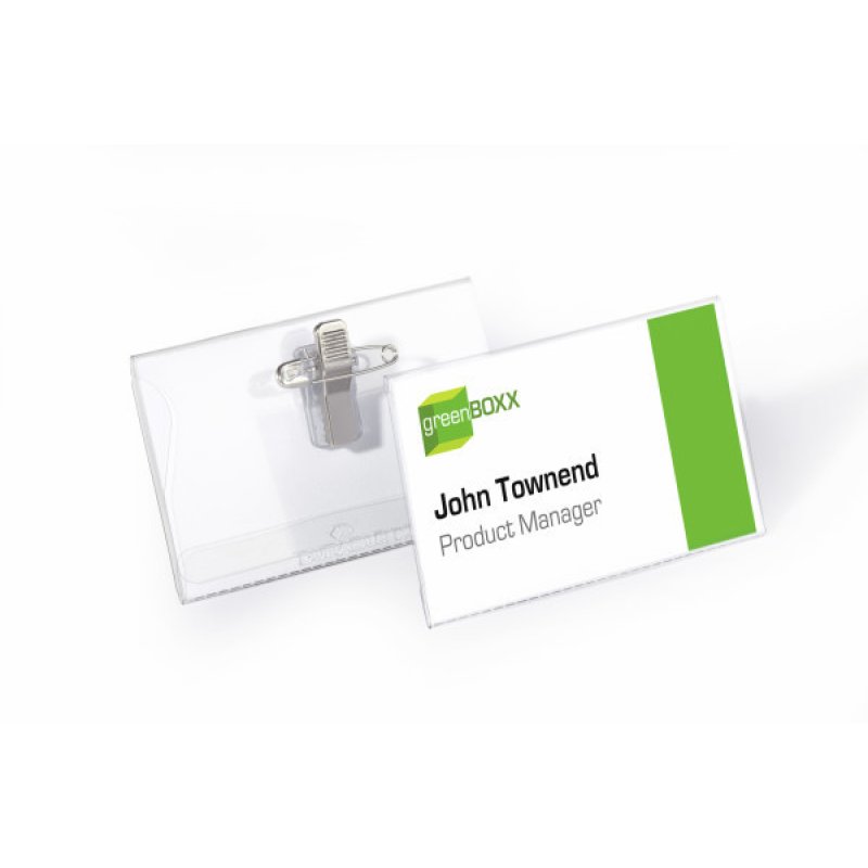 Durable Badge avec pince combi 8101