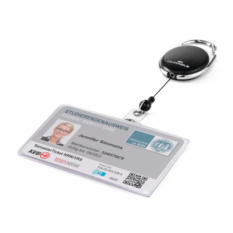 Durable Porte-badge avec enrouleur STYLE