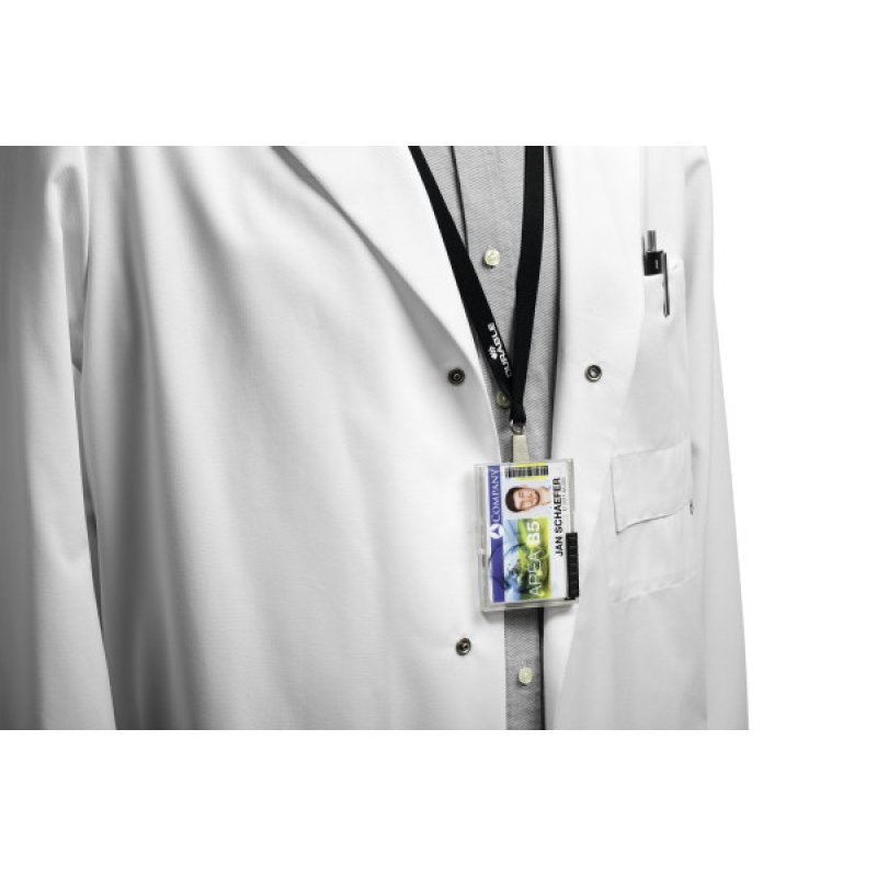 DURABLE Porte-badge PUSHBOX TRIO, transparent