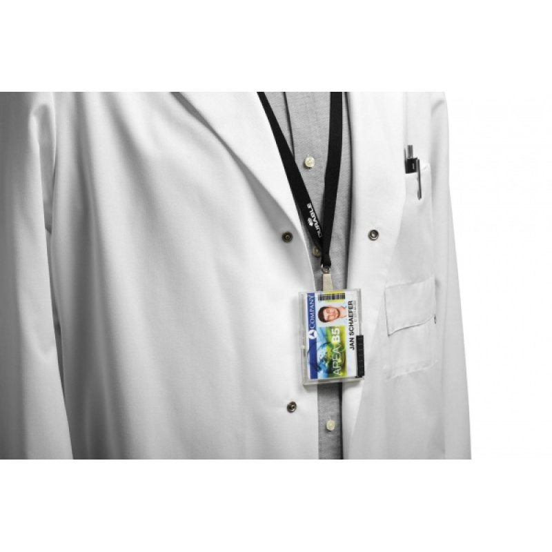 DURABLE Porte-badge PUSHBOX TRIO, transparent