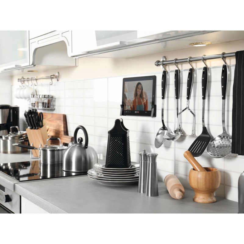 DURABLE Support mural pour tablette VISIOCLIP, anthracite