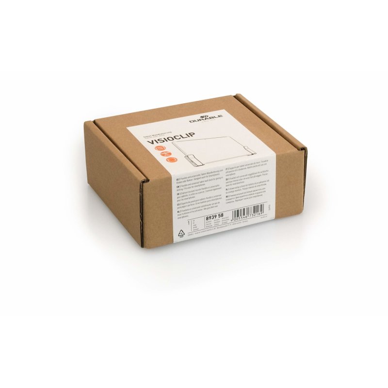 DURABLE Support mural pour tablette VISIOCLIP, anthracite