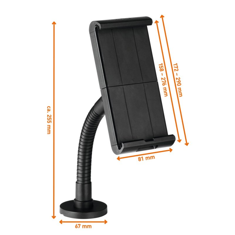 Durable Tought Wall/Table Tablet/UMPC Black