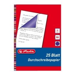 Herlitz 10303717 papier carbone 25 feuilles A4