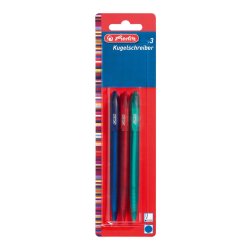 Herlitz 10314979 stylo à bille 3 pièce(s)