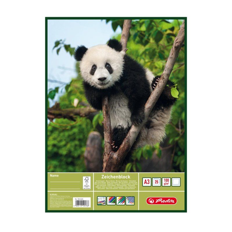 Herlitz 10416634 writing notebook A3 25 sheets Multicolour