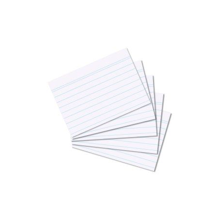 Herlitz 10621464 index card White 100 pc(s)