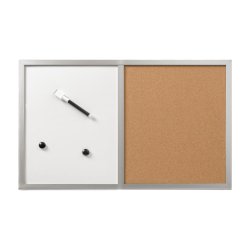 herlitz Tableau mixte, (L)600 x (l)400 mm, cadre en bois