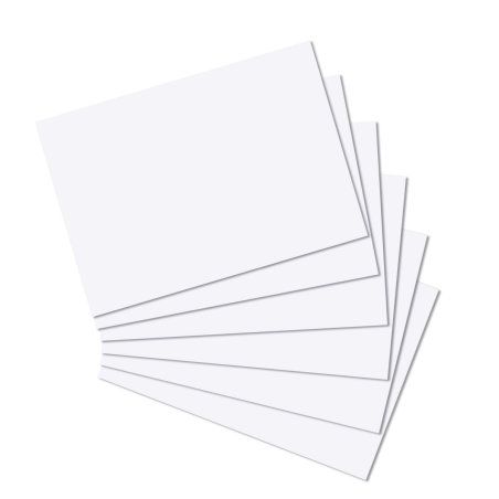 Herlitz 10835809 index card White 100 pc(s)