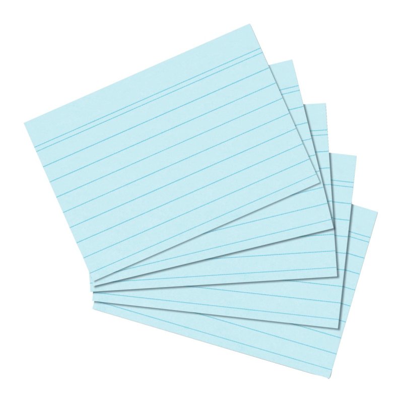 Herlitz 10836187 index card Blue 1 pc(s)