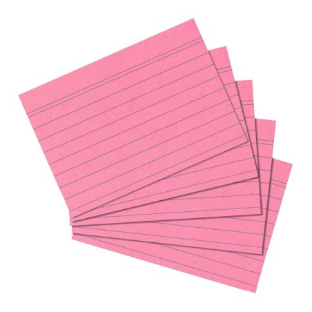 Herlitz 10836195 index card Pink, Rose 100 pc(s)