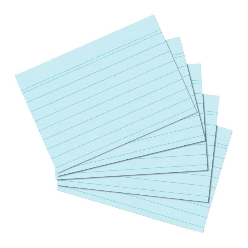 Herlitz 10836203 index card Blue 1 pc(s)