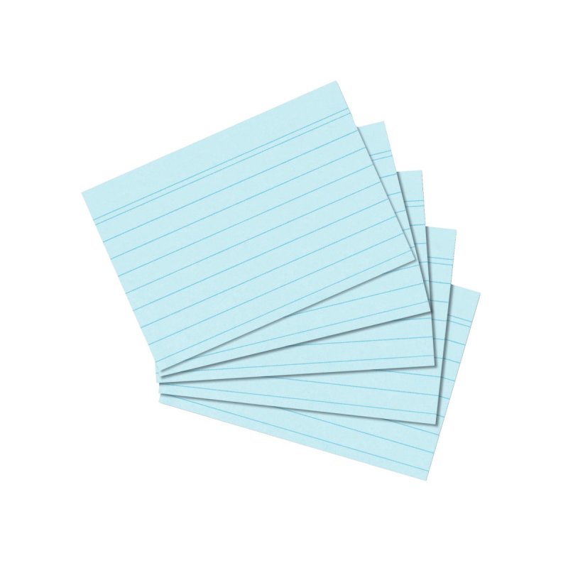 Herlitz 10836237 index card Blue 1 pc(s)