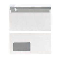 Herlitz 10836344 enveloppe DL (110 x 220 mm) Blanc 25 pièce(s)