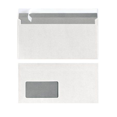Herlitz 10836344 enveloppe DL (110 x 220 mm) Blanc 25 pièce(s)