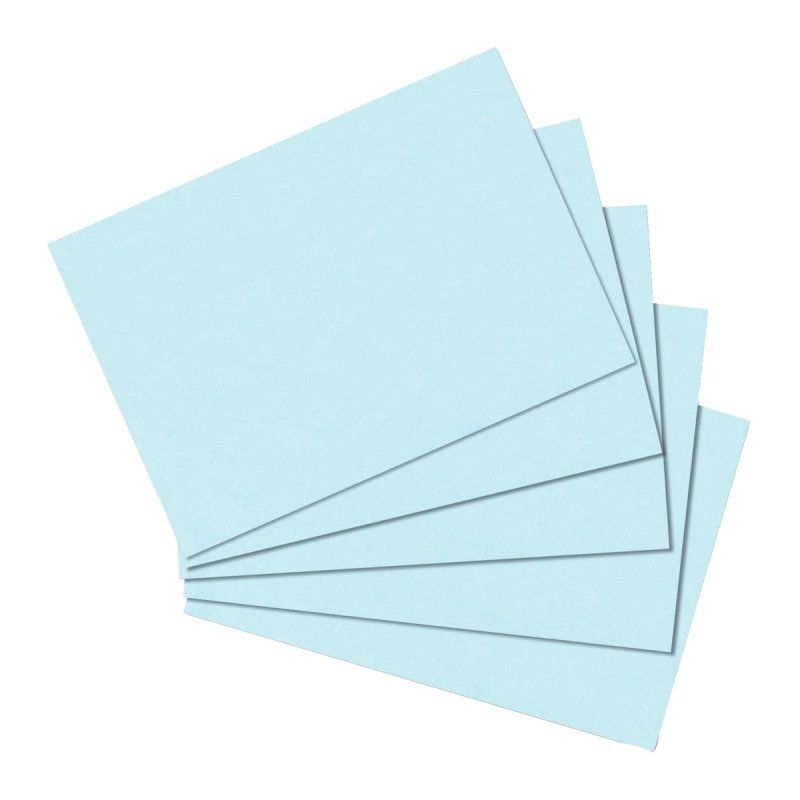 Herlitz 10837128 index card Blue 100 pc(s)