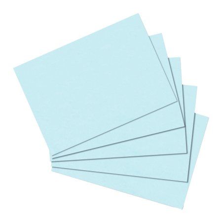 Herlitz 10837128 index card Blue 100 pc(s)