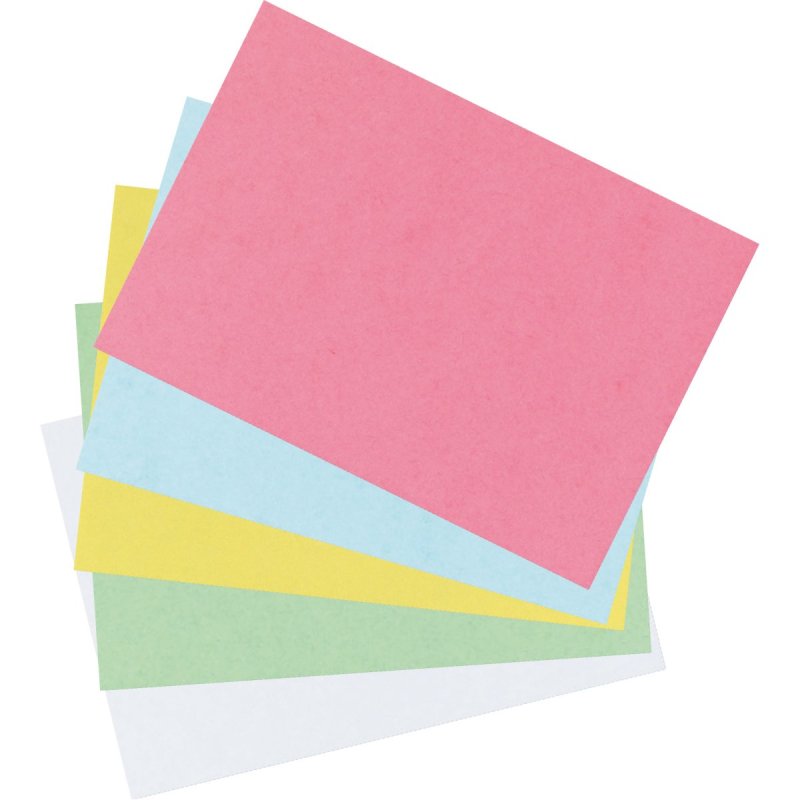 herlitz Fiches bristol, A5, uni, jaune