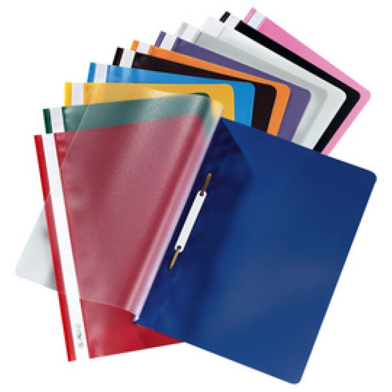 herlitz Chemise à lamelle, A4, en film PP, marron