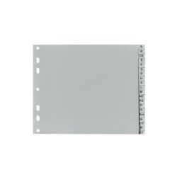 Herlitz 10843514 intercalaire de classement Gris
