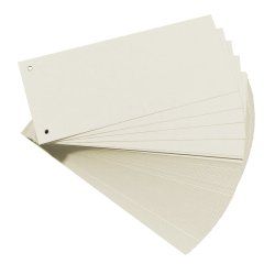 Herlitz 10843654 intercalaire Carton Blanc 100 pièce(s)
