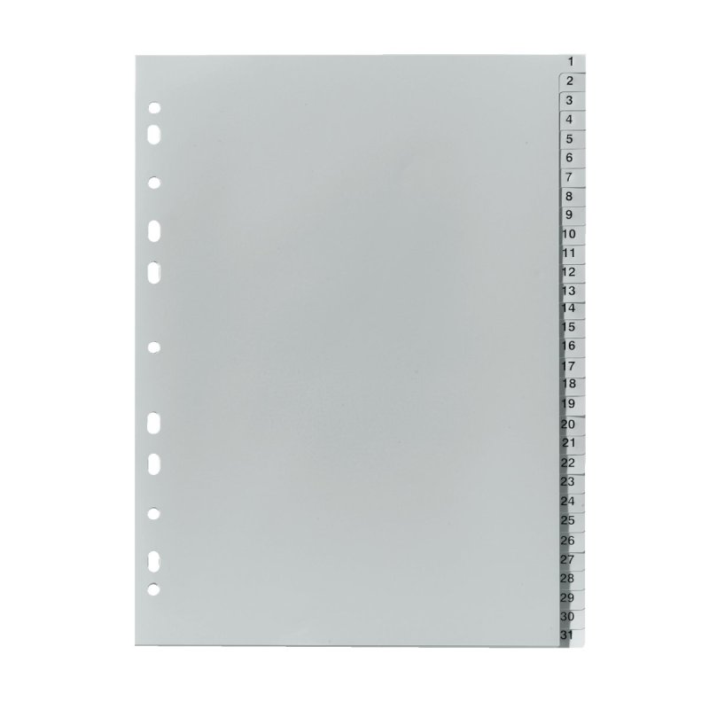 Herlitz 10843712 tab index Grey
