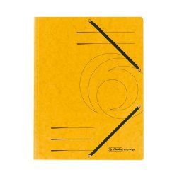 Herlitz 10843886 folder Cardboard Yellow A4