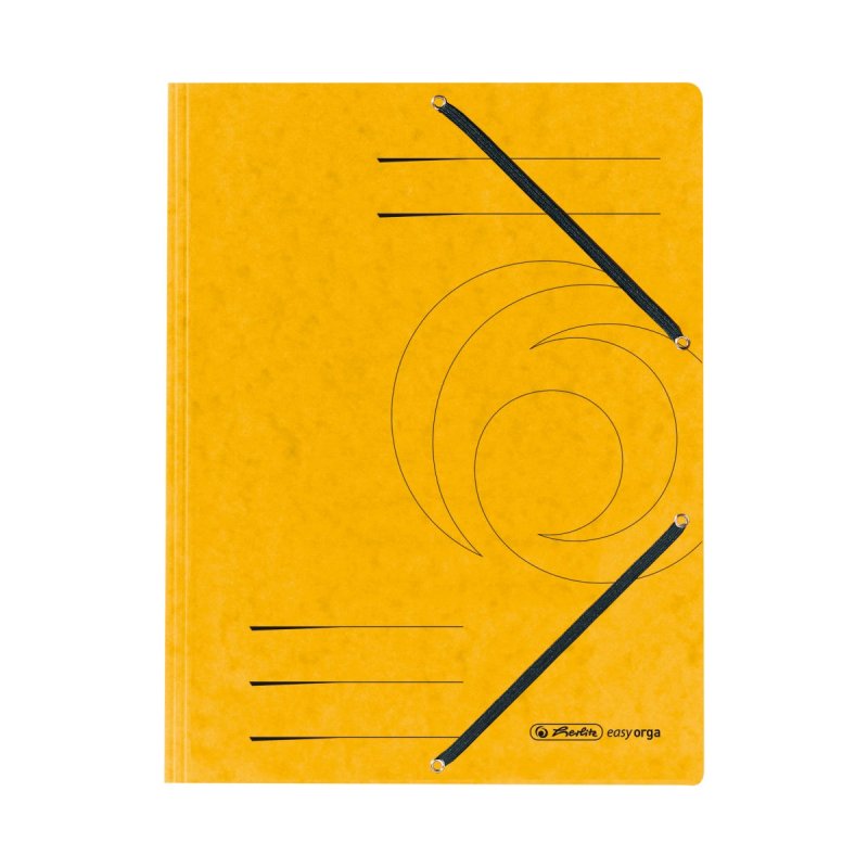 Herlitz 10843886 folder Cardboard Yellow A4