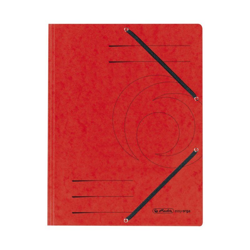 Herlitz 10843902 folder Cardboard Red A4
