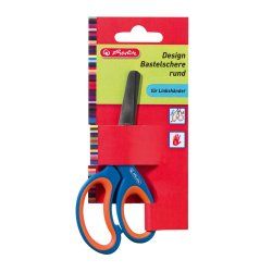 herlitz Ciseaux de bricolage Design, rond, longueur: 132 mm