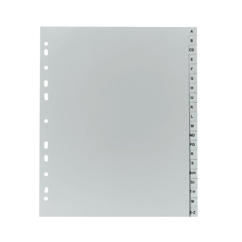Herlitz 10901718 tab index Grey