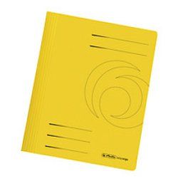 herlitz Chemise à lamelle easyorga, carte lustrée, jaune