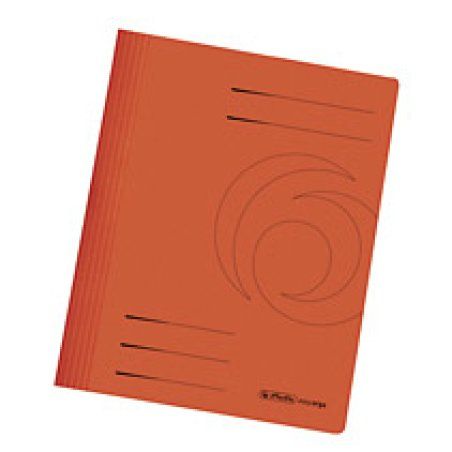 Herlitz 10902518 folder Cardboard Orange A4
