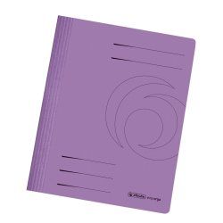 Herlitz 10902559 folder Cardboard Violet A4