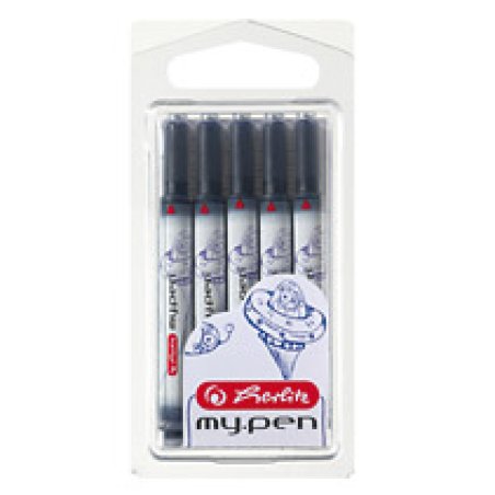 Herlitz 10999852 pen refill Blue 5 pc(s)